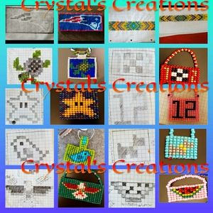 Handmade beaded keychains